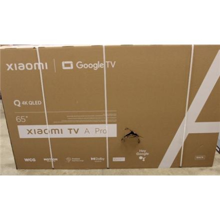 Xiaomi | QLED TV A Pro 2025 | 65'' | Smart TV | Google TV | 4K UHD | Black | USED, STICKER ON SCREEN, ACTIVATED OS, MISSING: REMOTE, SCREWS AND MANUALS