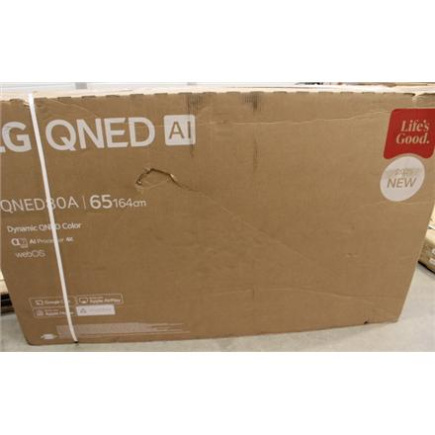 LG 65QNED80A3A | 65 | Smart TV | webOS | UHD | DAMAGED PACKAGING