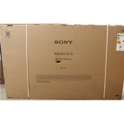 Sony K65S35B Bravia 3 | 65 | Smart TV | Android TV | QFHD | Черный | DAMAGED PACKAGING