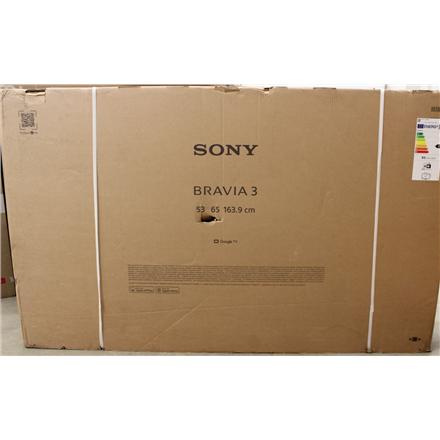Sony K65S35B Bravia 3 | 65 | Smart TV | Android TV | QFHD | Черный | DAMAGED PACKAGING