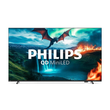 Philips MLED820, 55'', 4K UHD, QD Mini LED, must - Teler / 55MLED820/12