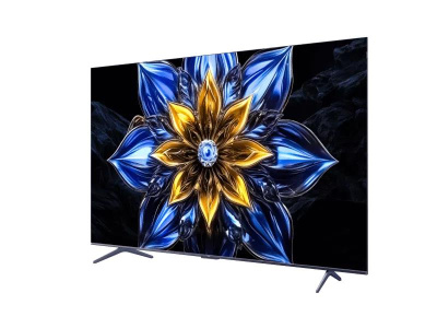 TCL 55T8C - 55'' Diagonal Class (54.5'' viewable) - T8C Series LED-backlit LCD TV - QLED - Smart TV - Google TV - 4K UHD (2160p) 3840 x 2160 - HDR - Quantum Dot - brushed metal 