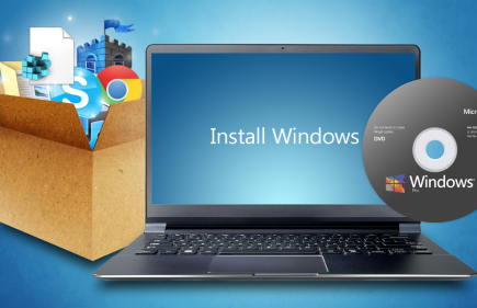 Laptop setup package