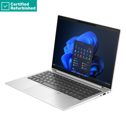 Восстановленный SILVER HP EliteBook 830 G11 - Ultra 5-125U, 16GB, 512GB SSD, 13.3 WUXGA 400-nit AG, 5MP IR cam, WWAN-ready, Smartcard, FPR, US backlit keyboard, 56Wh, Win 11 Pro, 1 years HP Восстановленный