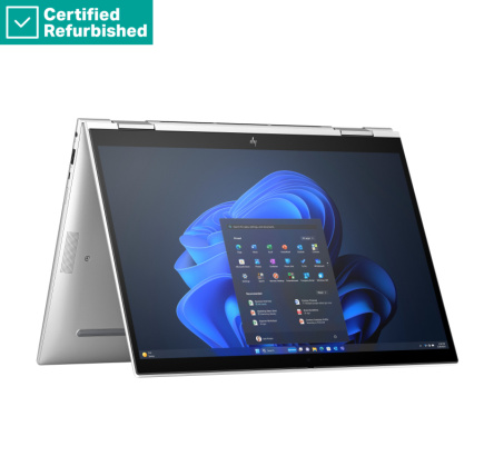 Восстановленный SILVER HP Elite x360 830 G11 - Ultra 7-155U, 16GB, 512GB SSD, 13.3 WUXGA 400-nit Touch AG, 5MP IR cam, WWAN-ready, Smartcard, FPR, US backlit keyboard, 56Wh, Win 11 Pro, 1 years HP Восстановленный