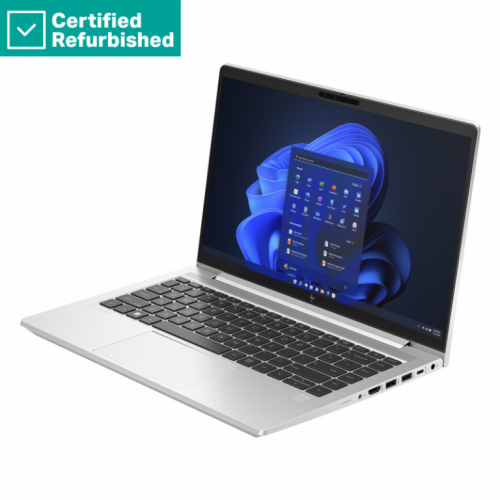 Taastatud SILVER HP EliteBook 645 G10 - Ryzen 5 7530U, 16GB, 512GB SSD, 14 FHD 250-nit AG, Smartcard, FPR, Nordic backlit keyboard, 51Wh, Win 11 Pro, 1 years HP Taastatud