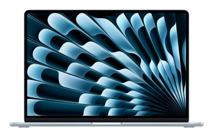 Apple MacBook Air Apple M M4 Laptop 38.9 cm (15.3'') 16 GB 512 GB SSD Wi-Fi 6E (802.11ax) macOS Sequoia Blue