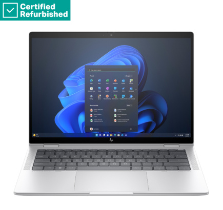Taastatud SILVER HP Elite x360 1040 G11 - Ultra 5-125H, 16GB, 512GB SSD, 14 WUXGA 400-nit Touch AG, 5MP IR cam, 4G/5G Modem, FPR, US backlit keyboard, +Pen, 68Wh, Win 11 Pro, 1 years HP Taastatud