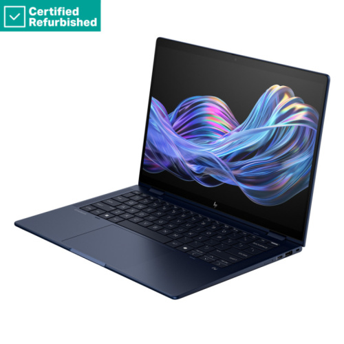 Taastatud GOLD HP EliteBook X Flip G1i AI 14 - Ultra 7-258V, 32GB, 1TB SSD, 14 WUXGA Privacy Touch AG, 5MP IR cam, 4G/5G Modem, FPR, Nordic backlit keyboard, Atmospheric Blue, 68Wh, Win 11 Pro, 1 years HP Taastatud
