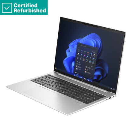 Taastatud SILVER HP EliteBook 860 G11 - Ultra 5-135U, 32GB, 512GB SSD, 16 WUXGA 400-nit AG, 5MP IR cam, 4G Modem, FPR, Nordic backlit keyboard, 76Wh, Win 11 Pro, 1 years HP Taastatud