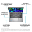 HP ZBook Firefly G10 А AMD Ryzen™ 5 PRO 7640HS Mobile workstation 35.6 cm (14