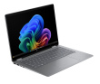 HP OmniBook X Flip AI 14-fk0009nn - Ryzen AI 5 340, 16GB, 512GB SSD, 14 2K 400-nit Touch, 5MP IR cam, US backlit keyboard, 59Wh, Meteor silver, Win 11 Home, 1 years
