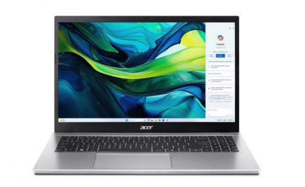 Acer Laptop Aspire Go 15 AG15-42P-R40Z Ryzen 7 5825U 15.6 FHD 16GB 512GB NoOS Silver
