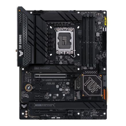 Asus | TUF GAMING Z790-PLUS WIFI D4 | Processor family Intel | Processor socket  LGA1700 | DDR4 DIMM | Memory slots 4 | Supported hard disk drive interfaces 	SATA, M.2 | Number of SATA connectors 4 | Chipset Intel Z790 | ATX