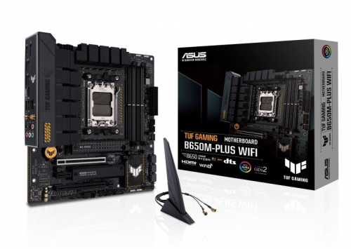 Asus Emaplaat TUF GAMING B650M-PLUS WIFI AM5 4DDR5 HDMI mATX