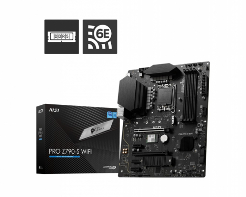 MSI Emaplaat PRO Z790-S WIFI s1700 4DDR5 HDMI/DP ATX