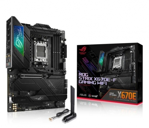 Asus Emaplaat ROG STRIX X670E-F GAMING WIFI AM5 4DDR5 ATX