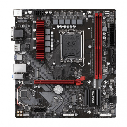 Gigabyte B760M GAMING DDR4 - 1.0 - motherboard - micro ATX - LGA1700 Socket - B760 Chipset - USB 3.2 Gen 1, USB-C 3.2 Gen 1 - 2.5 Gigabit LAN - onboard graphics (CPU required) - HD Audio (8-channel)  *Demo, üks ramm pesa ei tööta, täiskomplektne, 2a. gara