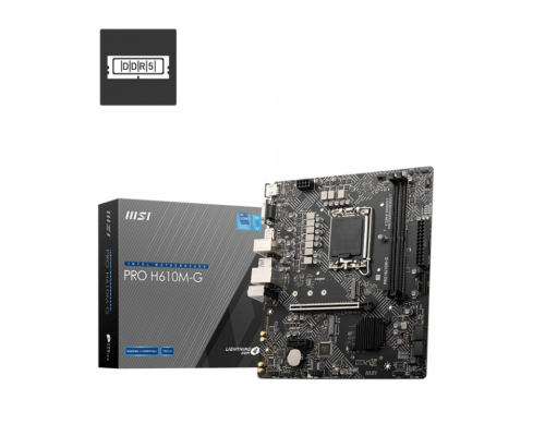 MSI PRO H610M-G Emaplaat Intel H610 LGA 1700 micro ATX