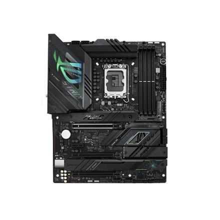 Asus | ROG STRIX Z790-F GAMING WIFI | Processor family Intel | Processor socket  LGA1700 | DDR5 DIMM | Memory slots 4 | Supported hard disk drive interfaces 	SATA, M.2 | Number of SATA connectors 4 | Chipset Intel Z790 | ATX