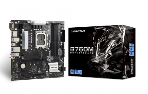 Biostar B760MZ-E PRO Motherboard Intel B760 LGA 1700 micro ATX