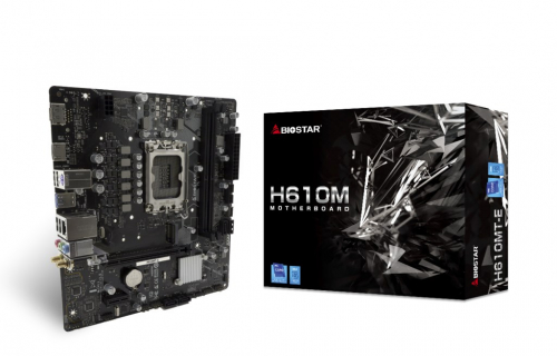 Biostar H610MT-E Emaplaat Intel H610 LGA 1700 micro ATX