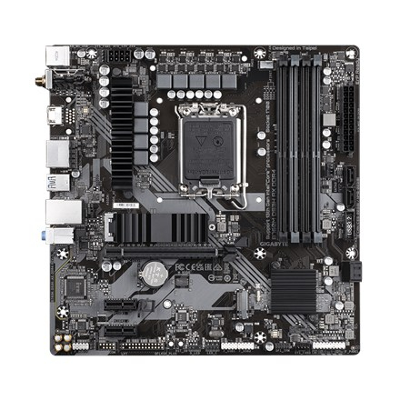 GIGABYTE B760M DS3H AX Emaplaat - Supports Intel Core 14th Gen CPUs, 6+2+1 Phases Digital VRM, up to 7600MHz DDR5 (OC), 2xPCIe 4.0 M.2, Wi-Fi 6E, 2.5GbE LAN, USB 3.2 Gen 2