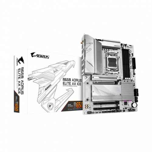 Mainboard|GIGABYTE|AMD B650|SAM5|ATX|Memory DDR5|Memory slots 4|2xPCI-Express 3.0 16x|1xPCI-Express 4.0 16x|3xM.2|1xHDMI|1xDisplayPort|1xAudio-In|1xAudio-Out|1xMicrophone|4xUSB 2.0|7xUSB 3.2|1xUSB-C|1xRJ45|B650AELITEAXICE