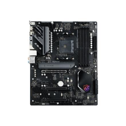 ASRock B550 PG RIPTIDE | Processor family AMD | Processor socket AM4 | DDR4 | Supported hard disk drive interfaces SATA, M.2 | Number of SATA connectors 6