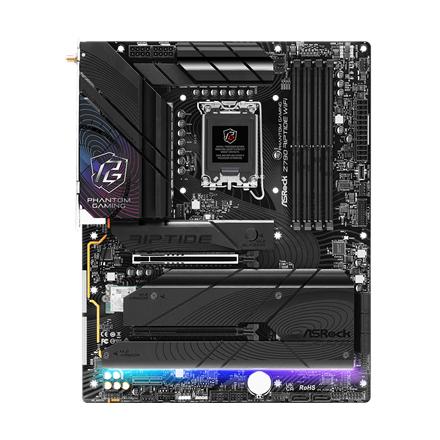 ASRock Z790 RIPTIDE WIFI | Processor family Intel | Processor socket LGA1700 | DDR5 | Supported hard disk drive interfaces SATA, M.2 | Number of SATA connectors 8