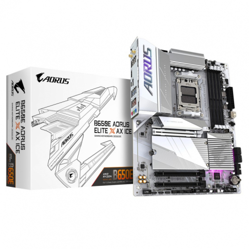 GIGABYTE B650E Aorus Elite X ICE, AMD B650E Emaplaat - Socket AM5, DDR5