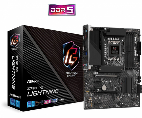 ASRock Motherboard Z790 PG LIGHTNING S1700 4DDR5 HDMI M2 ATX