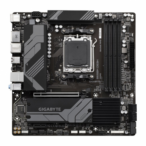 GIGABYTE B650M DS3H Emaplaat - Supports AMD Ryzen 8000 CPUs, 6+2+1 Phases Digital VRM, up to 8000MHz DDR5, 2xPCIe 4.0 M.2, 2.5GbE LAN , USB 3.2 Gen 2