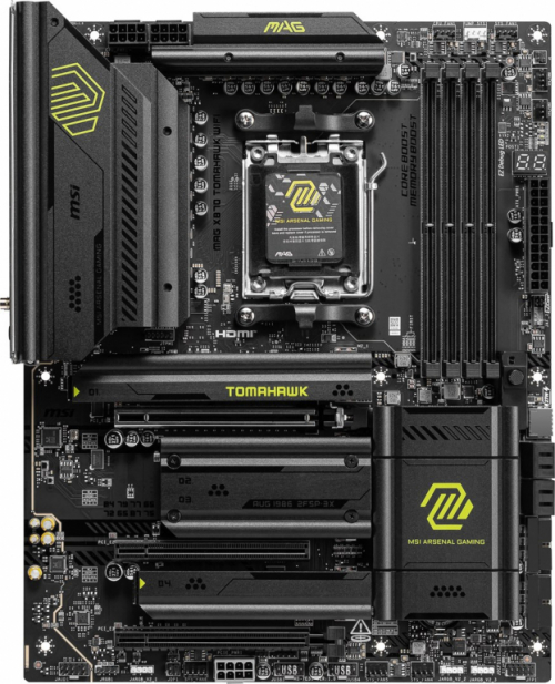 MSI MAG X870 TOMAHAWK WIFI Motherboard AMD X870 Socket AM5 ATX