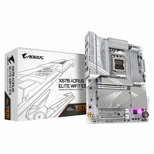 Gigabyte Motherboard X870 A ELITE WF7 ICE AM 5 4DDR5 HDMI/USB-C ATX