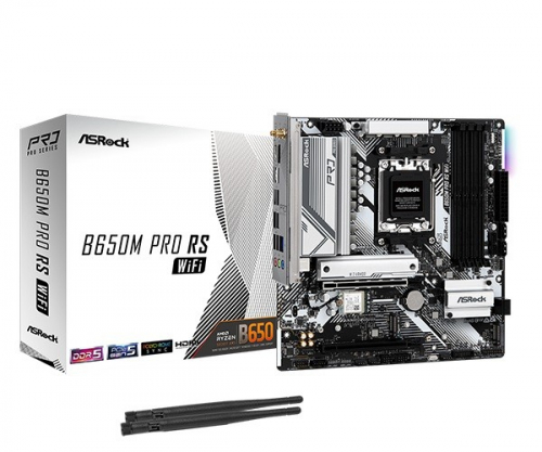 ASRock Emaplaat B650M PRO RS WIFI AM5 4DDR5 HDMI/DP mATX