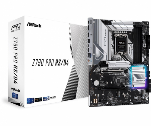 ASRock Motherboard Z790 PRO RS/D4 s1700 4DDR4 HDMI M.2 ATX