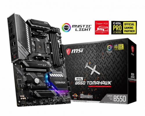 MSI Motherboard MAG B550 TOMAHAWK AM4 4DDR4 DP/HDMI M.2 ATX