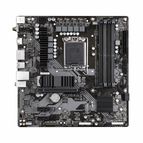 GIGABYTE B760M DS3H AX DDR4 Motherboard - Supports Intel Core 14th Gen CPUs, 6+2+1 Phases Digital VRM, up to 5333MHz DDR4 (OC), 2xPCIe 4.0 M.2, Wi-Fi 6E, 2.5GbE LAN, USB 3.2 Gen2