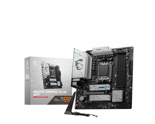 MSI B650M GAMING PLUS WIFI Motherboard AMD B650 Socket AM5 micro ATX