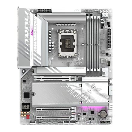 Gigabyte Z890 A ELITE WF7 ICE | Processor family Intel | Processor socket LGA1851 | DDR5 | Supported hard disk drive interfaces SATA, M.2 | Number of SATA connectors 4