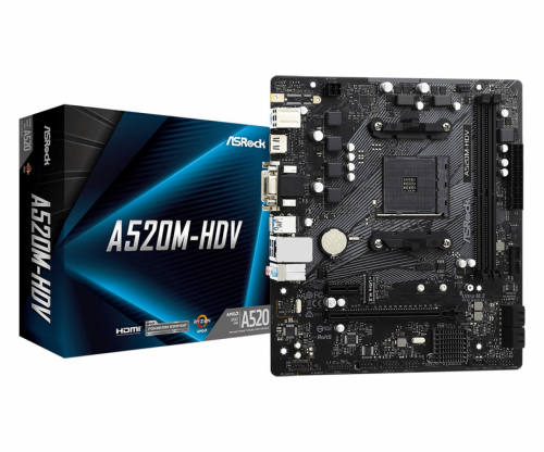 Asrock A520M-HDV Socket AM4 micro  ATX