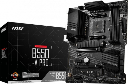 MSI B550 A-PRO AM4 4DDR4 HDMI/DP M.2 ATX