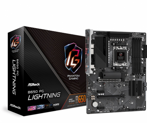 ASRock B650 PG LIGHTNING AM5 4DDR5 HDMI M.2 ATX