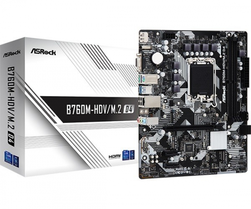 ASRock Emaplaat B760M-HDV/M.2 D4 s1700 2DDR4 DP/HDMI mATX