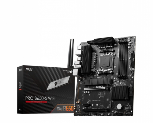 MSI Emaplaat PRO B650-S WIFI AM5 4DDR5 HDMI/DP ATX