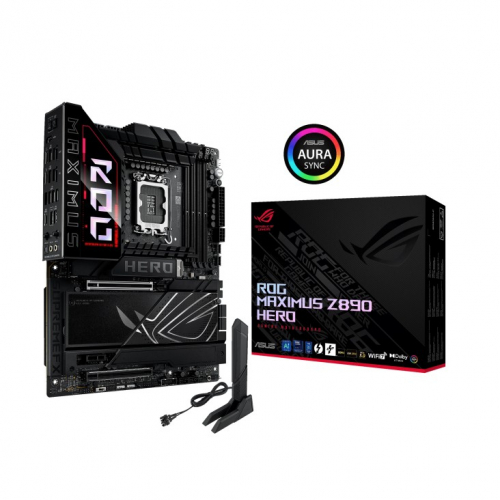 Asus Emaplaat ROG MAXIMUS Z890 HERO s1851 4DDR5 TB4 ATX/90MB1ID0-M0EAY0