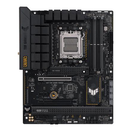 Asus | TUF GAMING B650-PLUS WIFI | Processor family AMD | Processor socket  AM5 | DDR5 DIMM | Memory slots 4 | Supported hard disk drive interfaces 	SATA, M.2 | Number of SATA connectors 4 | Chipset  AMD B650 | ATX