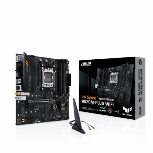 Asus Motherboard TUF GAMING A620M-PLUS WIFI AM5 4DDR5 HDMI/DP mATX