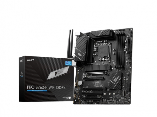 MSI Motherboard PRO B760-P WIFI DDR4 s1700 4DDR4 DP/HDMI ATX